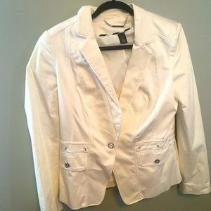 Never Worn! WHITE HOUSE BLACK MARKET White Blazer
